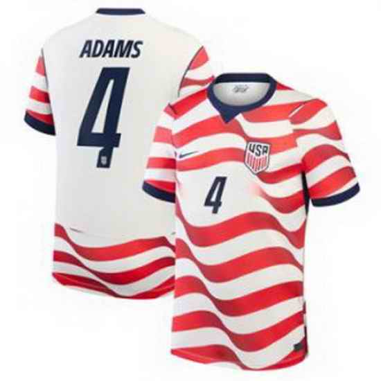 Men 4Tyler Adams USMNT 2026 Stadium Replica Jersey   2